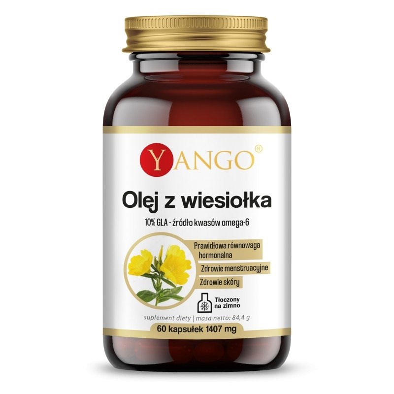 Yango - Kvällsrosolja, 60 kapslar | Vitaminer och MineralerPrimulaolja | Apoteka