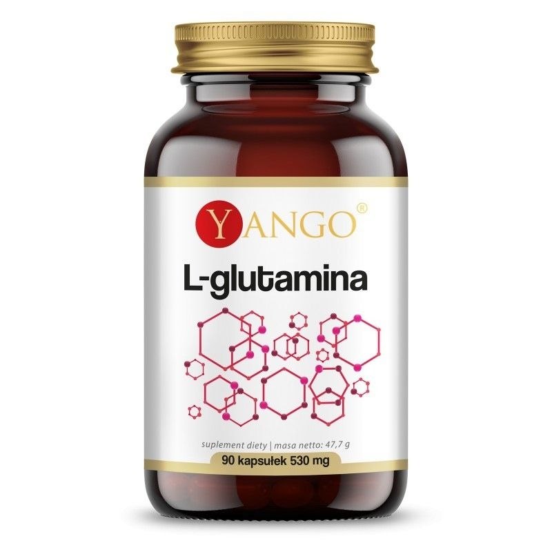 Yango - L-glutamin, 90 kapslar | Vitaminer och MineralerAminosyror och BCAAFitness och träningGlutamin | Apoteka