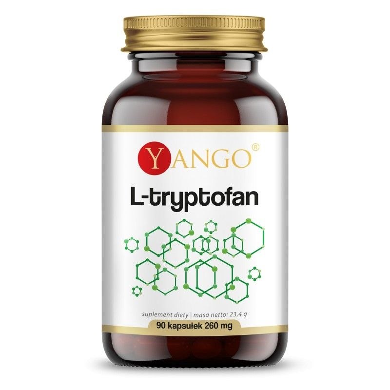 Yango - L-tryptofan, 90 kapslar | Vitaminer och MineralerAminosyror och BCAAIndividuella aminosyrorFitness och träningL-tryptofan | Apoteka