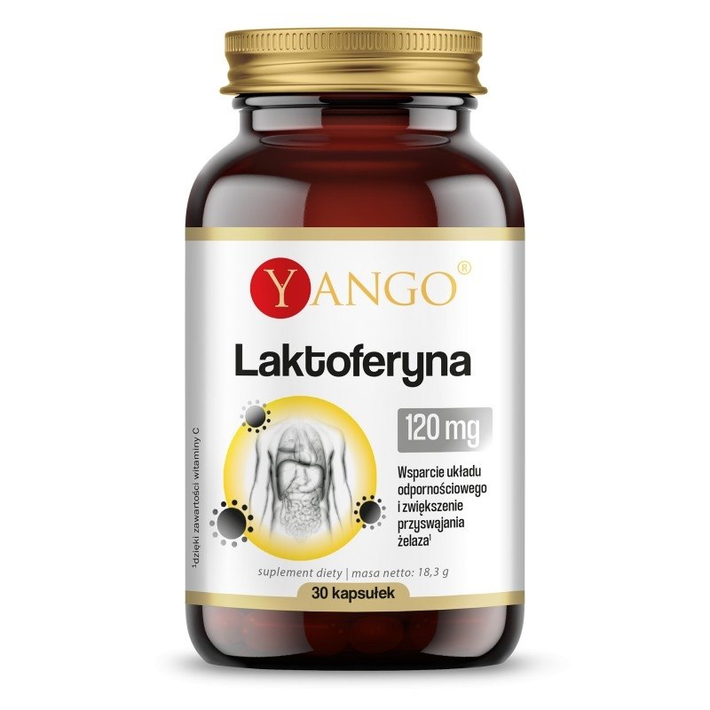 Yango - Lactoferrin, 30 kapslar | Vitaminer och MineralerAminosyror och BCAAFitness och träningAcidophilus – Mjölksyrabakterier för Mage & Tarmflora | Apoteka