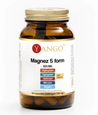 Yango - Magnesium 5 Form, 90 kapslar | Vitaminer och MineralerVissa mineralerMagnesium | Apoteka