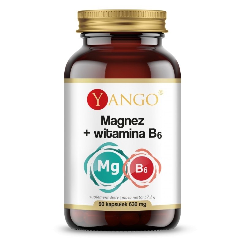 Yango - Magnesium + Vitamin B6, 90 kapslar | Vitaminer och MineralerVissa mineralerMagnesium | Apoteka