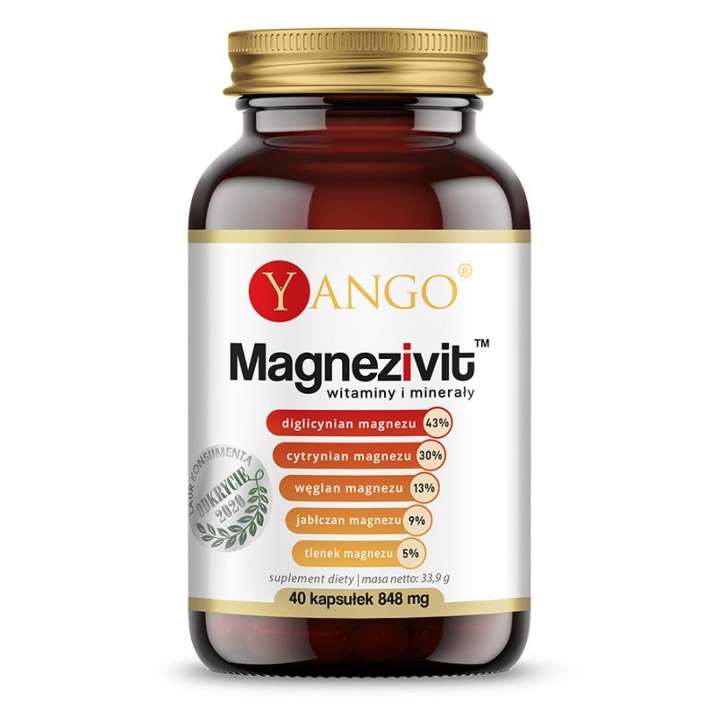 YANGO Magnezivit - magnesium and minerals (40 caps)