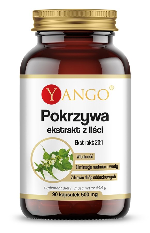 Yango - Nässelbladsextrakt, 90 kapslar | Vitaminer och MineralerHälsa och välbefinnandeÖrttillskottÖrter och växtbaserade preparat | Apoteka