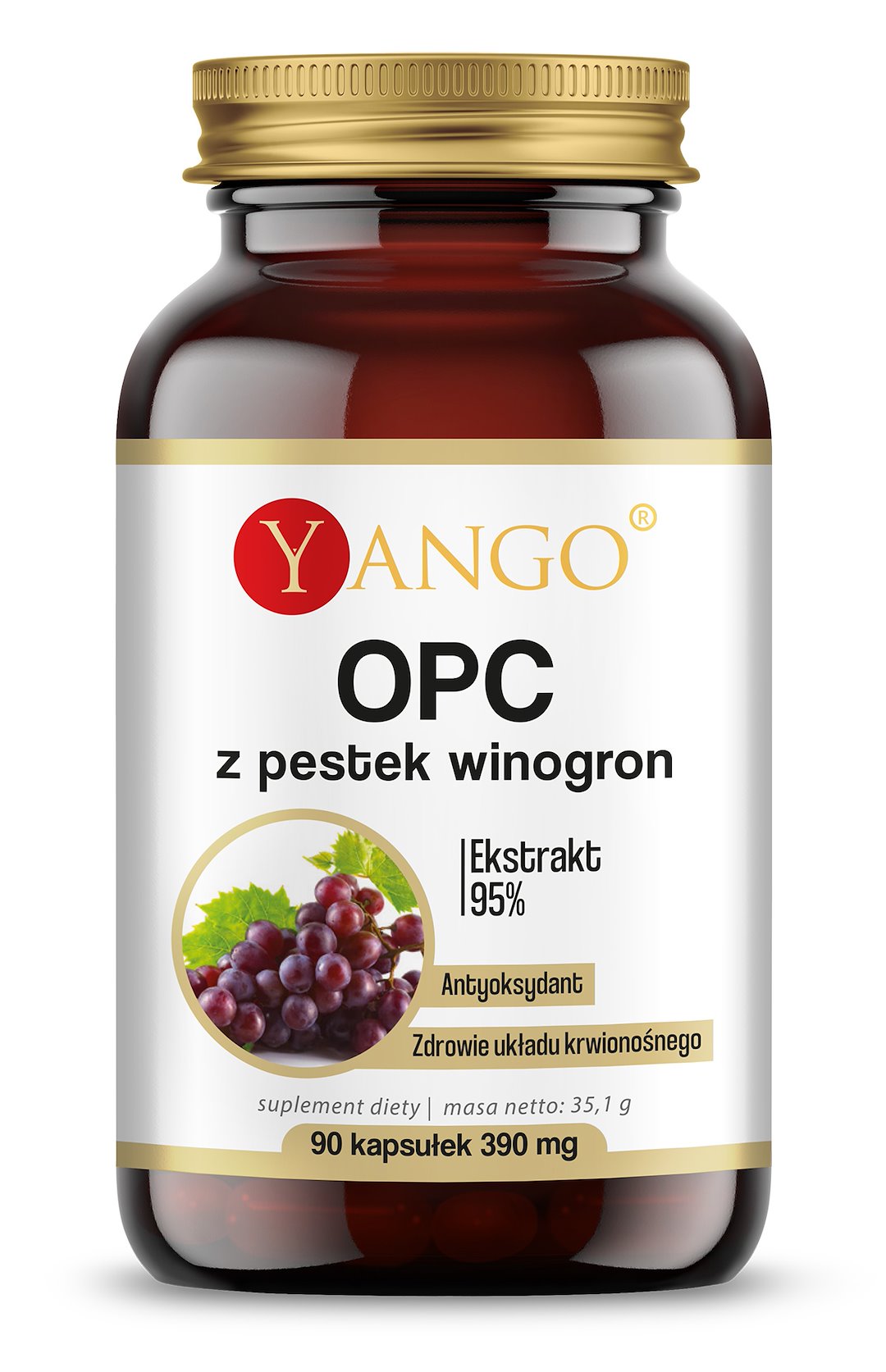 Yango - OPC från Druvkärnor, 90 kapslar | Vitaminer och MineralerAntioxidanter | Apoteka