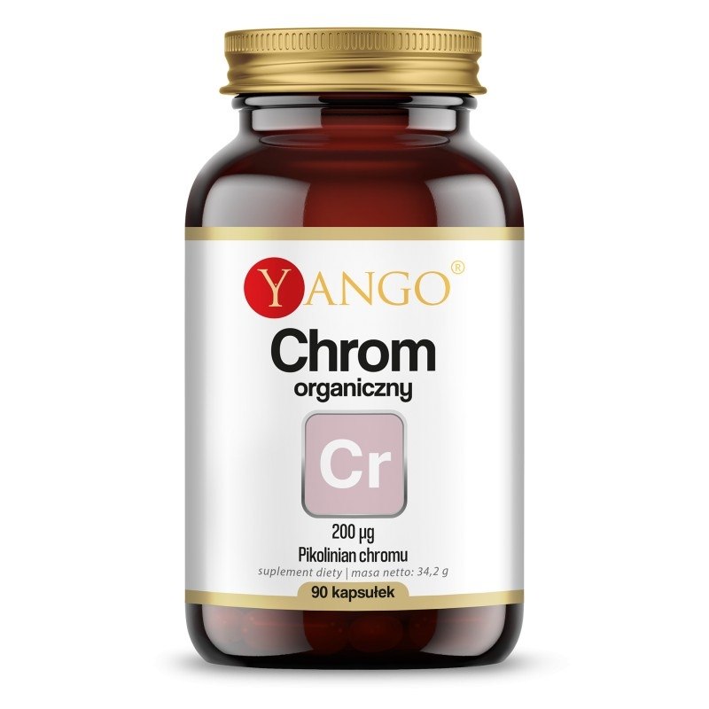 Yango - Organiskt Krom, 90 kapslar | Vitaminer och MineralerVissa mineralerKrompikolinat | Apoteka