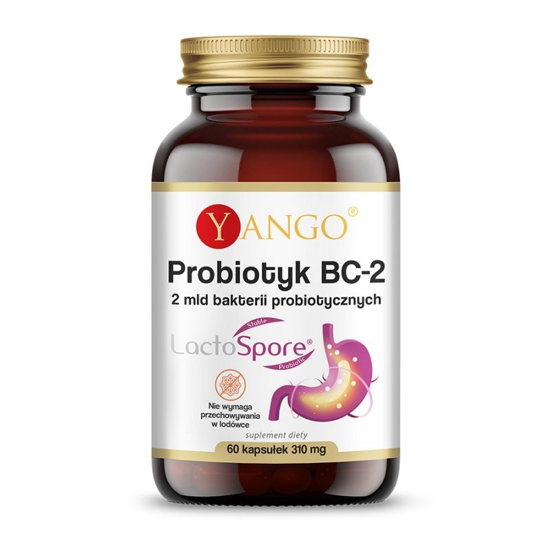 Yango - Probiotic BC-2, 60 kapslar | Vitaminer och MineralerMatsmältningshälsaProbiotika | Apoteka