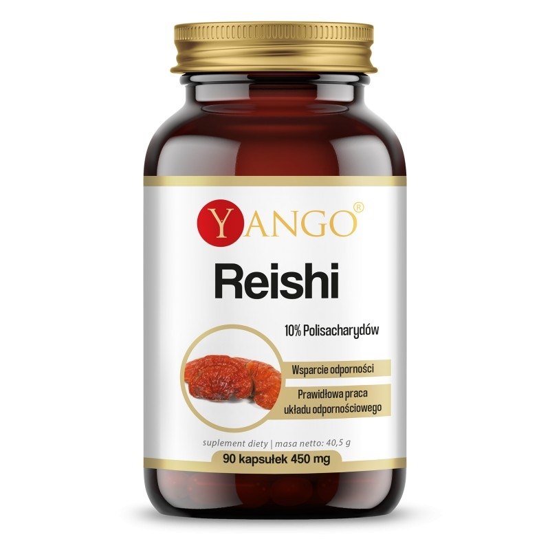 Yango - Reishi, 90 kapslar | Vitaminer och MineralerHälsa och välbefinnandeAntioxidanterFörbättra humöretSvamptillskott | Apoteka
