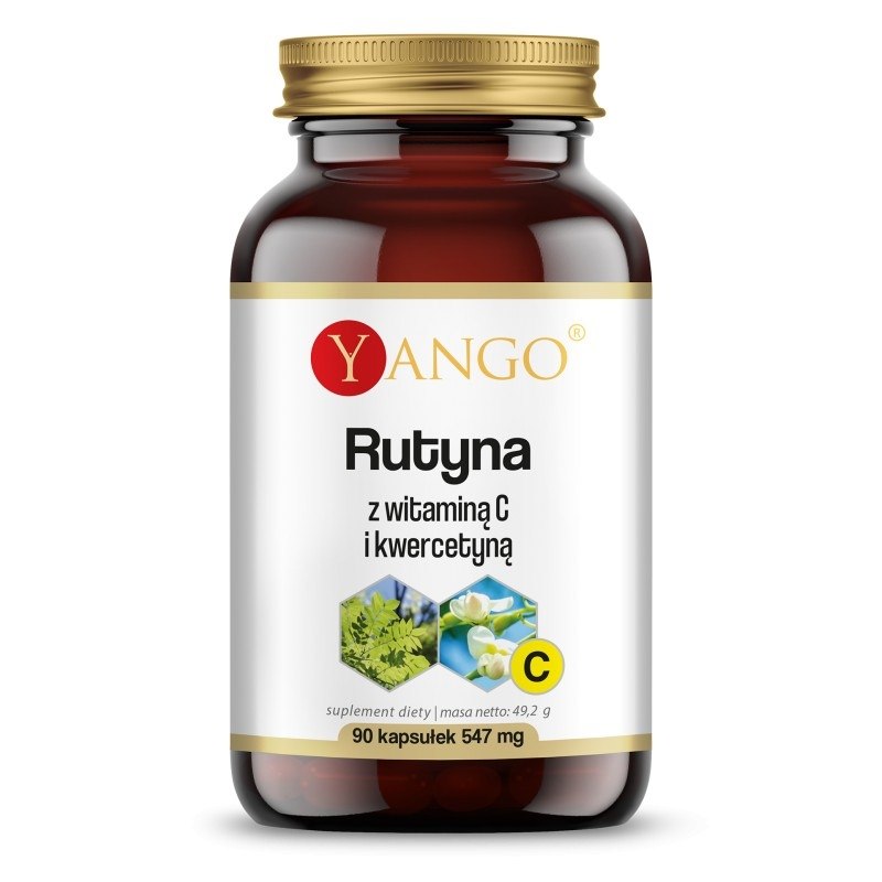 Yango - Rutin med Vitamin C och Kvercetin, 90 kapslar | Vitaminer och MineralerK-vitaminVitamin C | Apoteka