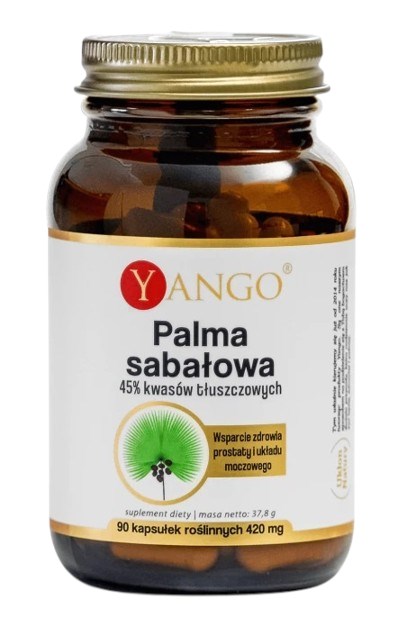 Yango - Saw Palmetto, 45% fettsyror, 90 kapslar | Vitaminer och MineralerSexuell hälsaÖrttillskott | Apoteka