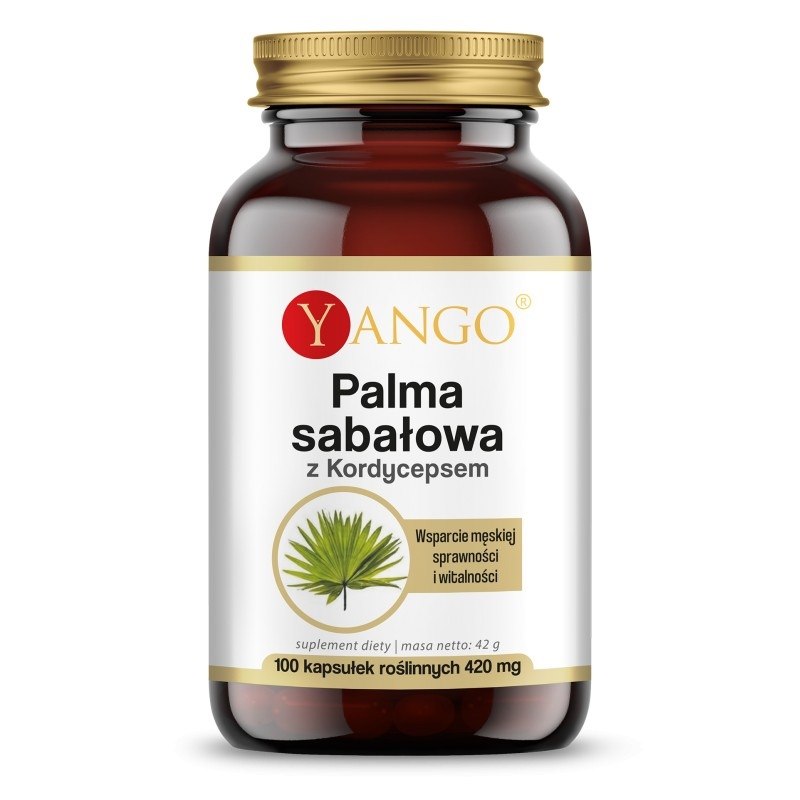 Yango - Saw Palmetto med Cordyceps, 100 kapslar | Vitaminer och MineralerHälsa och välbefinnandeSexuell hälsaÖrttillskottImmunförsvaretUrinvägshälsaÖrter och växtbaserade preparat | Apoteka