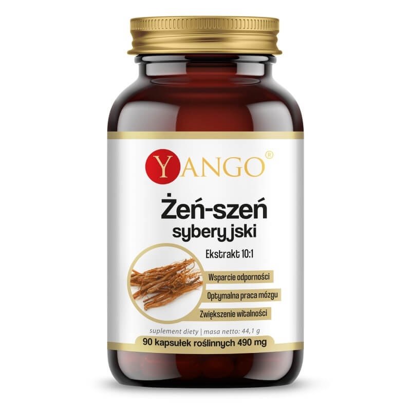 Yango - Sibirisk Ginseng, 90 kapslar | Vitaminer och MineralerHälsa och välbefinnandeÖrttillskottGinsengÖrter och växtbaserade preparat | Apoteka