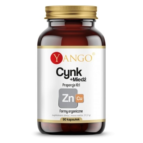 Yango - Zink + Koppar, 90 kapslar | Vitaminer och MineralerZink | Apoteka