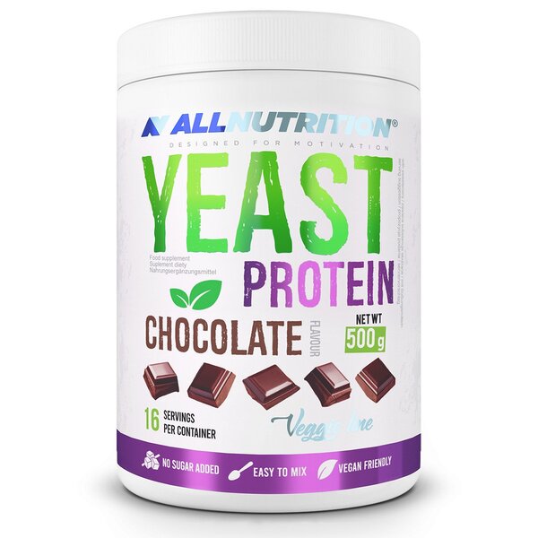 Allnutrition - Jästprotein, Choklad, 500g | Veganska produkterHälsa och välbefinnandeHälsokostProteinerVassleprotein | Apoteka