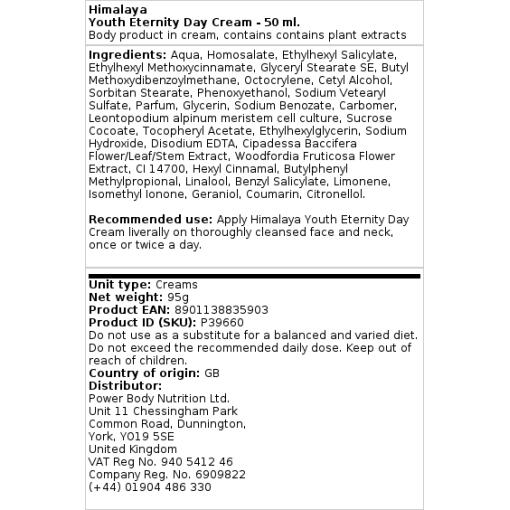 Youth Eternity - Dagkräm, 50 ml - Bild 2