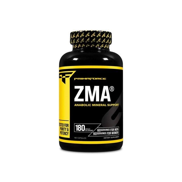 Primaforce - ZMA, 180 kapslar | Vitaminer och MineralerVeganska produkterViktkontrollSexuell hälsaHälsokostMultimineralerUthållighetNaturligt manligt stödZMAFitness och träning | Apoteka