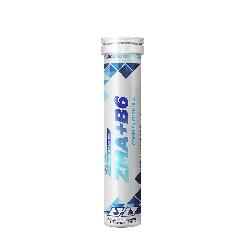 Allnutrition - ZMA + B6, Citron, 20 brustabletter | Vitaminer och MineralerHälsa och välbefinnandeB-vitaminHälsokostZMA | Apoteka