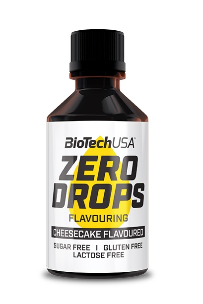 BioTechUSA - Zero Drops, Cheesecake, 50 ml | HälsokostSötningsmedel | Apoteka