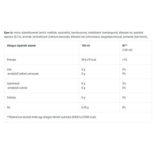 BioTechUSA - Zero Syrup, Jordgubb, 320 ml - Bild 6