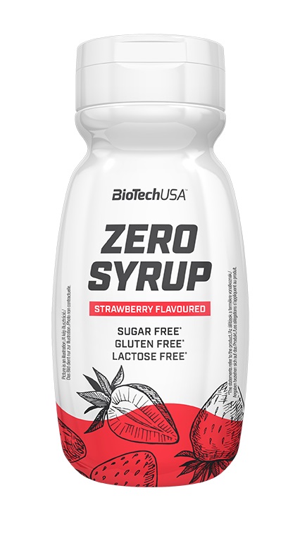 BioTechUSA - Zero Syrup, Jordgubb, 320 ml | HälsokostSåser | Apoteka