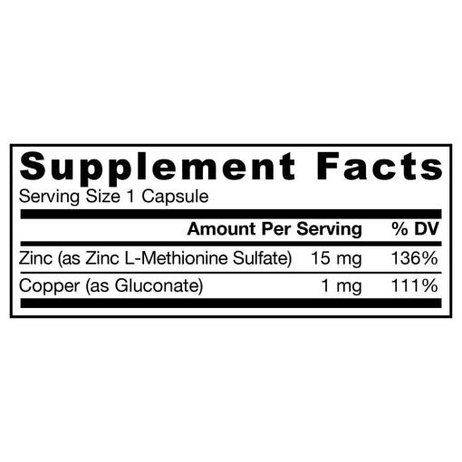 Jarrow Formulas - Zinc Balance, 100 kapslar - Bild 2