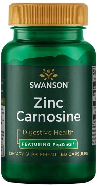 Swanson - Zinkkarnosin, 60 kapslar | Vitaminer och MineralerVissa mineralerZinkHälsa och välbefinnandeHälsokost | Apoteka