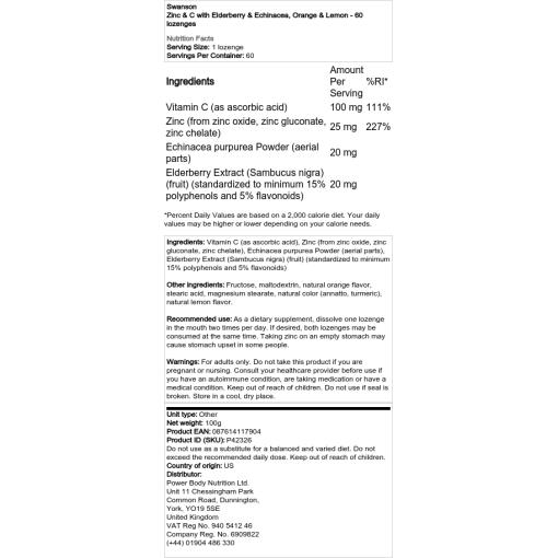 appelsin- og citronsmag - 60 pastiller