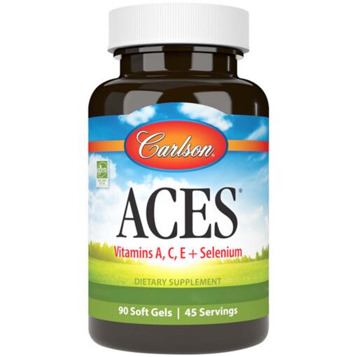 Carlson Labs - ACES, 90 mjukkapslar - Bild 3