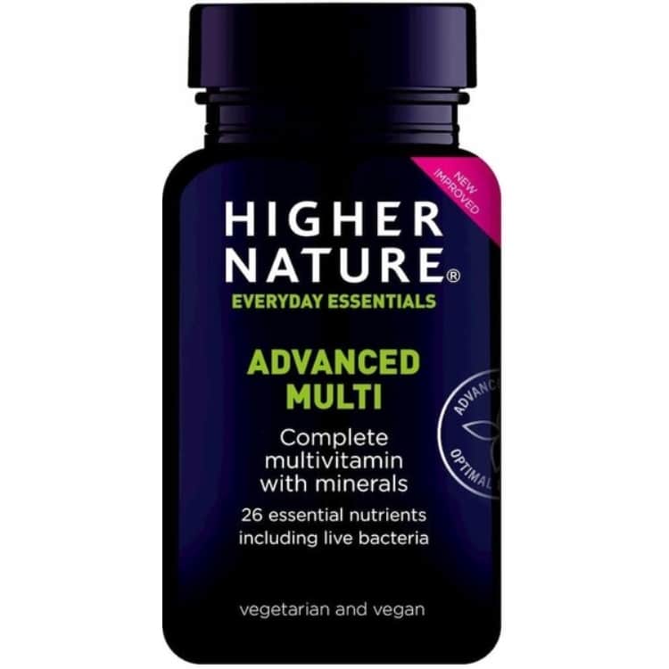 Higher Nature - Advanced Multi, 90 tabletter | Vitaminer och MineralerVeganska produkterMultivitaminerHälsokost | Apoteka