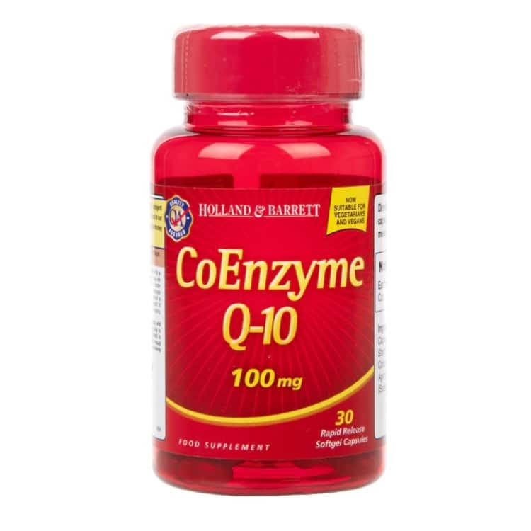 Holland &amp; Barrett - Coenzym Q-10, storlek | Hälsa och välbefinnandeHälsokostCoQ10Koenzym Q10 | Apoteka