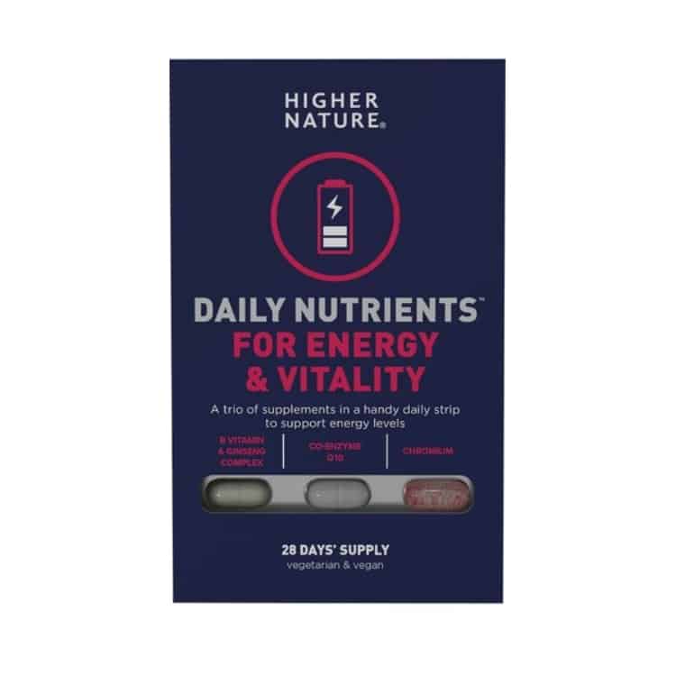 Higher Nature - Dagliga Näringsämnen för Energi och Vitalitet, 28 dagars förbrukning (tabletter) | Vitaminer och MineralerHälsa och välbefinnandeHälsokost | Apoteka