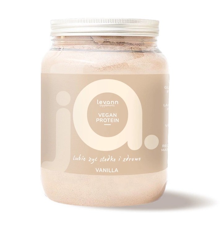 Levann - Veganskt Protein, Vanilj, 500g | Veganska produkterHälsokostVäxtproteinerVassleprotein | Apoteka