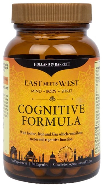 Holland &amp; Barrett - Kognitiv Formel, 60 Vcaps | Hälsa och välbefinnandeMental fokus och minneHälsokost | Apoteka
