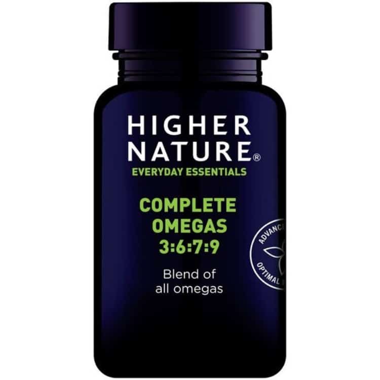 Higher Nature - Kompletta Omegas 3:6:7:9, 90 kapslar | Hälsa och välbefinnandeOmegas - EFA - CLA - oljorOmega och fiskoljaHälsokostOmega & Näringsoljor | Apoteka