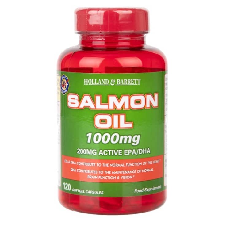 Holland &amp; Barrett - Laxolja, 1000 mg - 120 kapslar | Hälsa och välbefinnandeHälsokostOmega & Näringsoljor | Apoteka