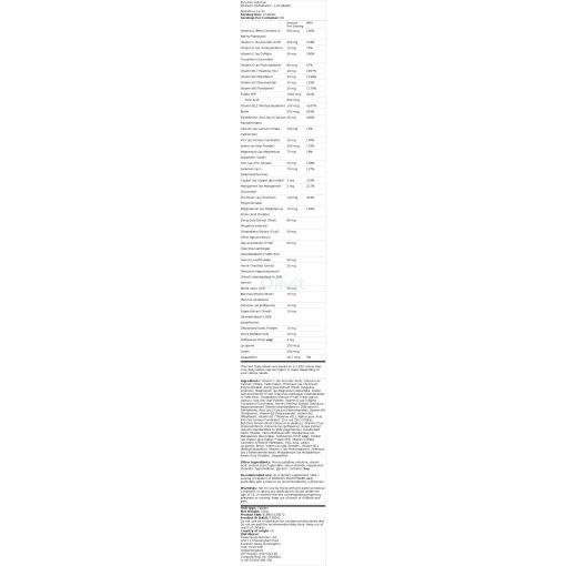 EVLution Nutrition - Multivitamin för kvinnor, 120 tabletter - Bild 2