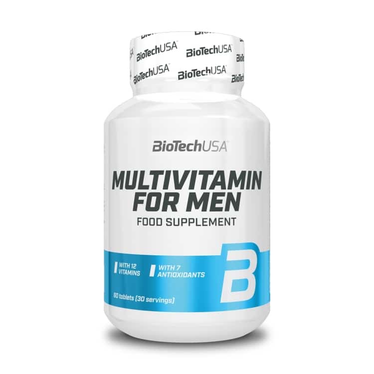 BioTechUSA - Multivitamin för män, 60 tabletter | Vitaminer och MineralerMultivitaminerHälsokostVitaminer för män | Apoteka