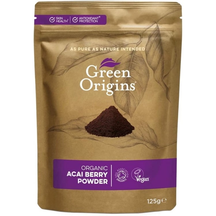 Green Origins - Ekologiskt Acaibärspulver, Storlek | Vitaminer och MineralerVeganska produkterHälsa och välbefinnandeOmegas - EFA - CLA - oljorHälsokostSundhedsfødevarer | Apoteka