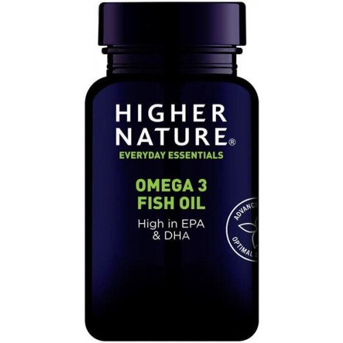 Higher Nature - Omega 3 Fiskolja, Storlek | Hälsa och välbefinnandeOmegas - EFA - CLA - oljorOmega och fiskoljaHälsokostOmega & Näringsoljor | Apoteka