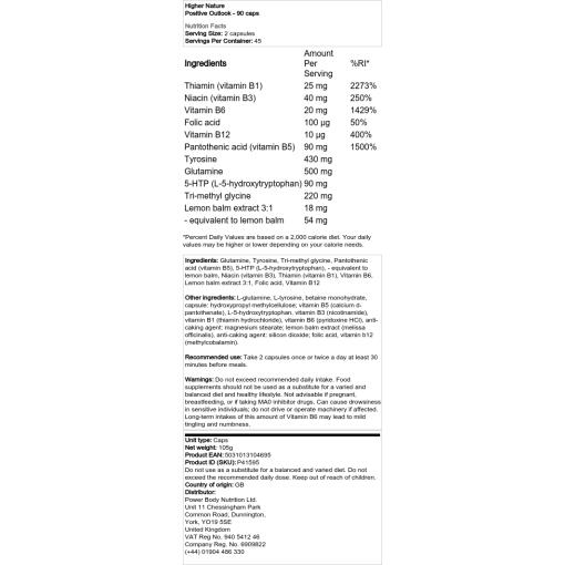 Higher Nature - Positiva Utsikter, 90 kapslar - Bild 2