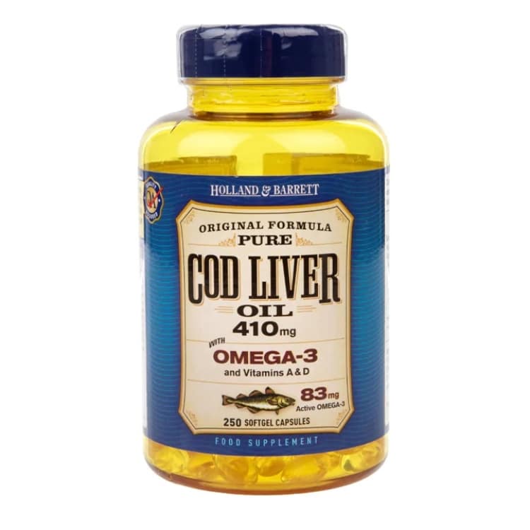 Holland &amp; Barrett - Torskleverolja, storlek | Hälsa och välbefinnandeHälsokostOmega & Näringsoljor | Apoteka