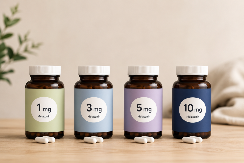 Melatonin 1 mg, 3 mg, 5 mg eller 10 mg – vad är skillnaden?